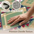 thumbnail image 6 of ODIKA With Repeating Ball Motif And Team Pennant Trim Baseball Field Sport Playful Stain Resistant Low Profile for Dorm Room, Small Living Apartment, 6 of 7