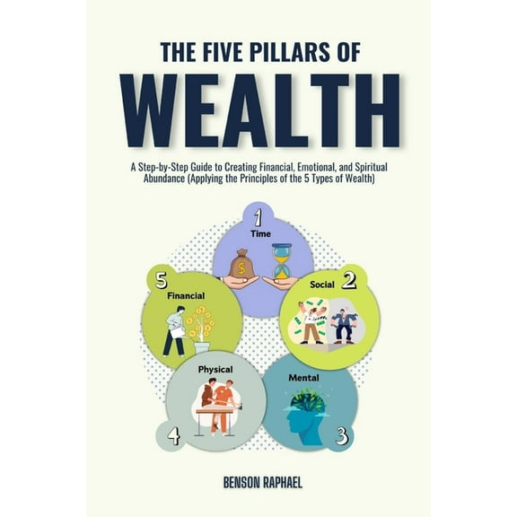 The Five Pillars of Wealth: A Step-by-Step Guide to Creating Financial, Emotional, and Spiritual Abundance (Applying the, (Paperback)