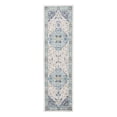 thumbnail image 2 of World Rug Gallery Vintage Oriental Distressed Medallion Cream 2' x 7' Runner Rug, 2 of 6