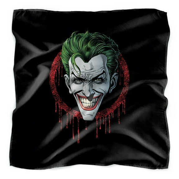 Batman Joker Drip Bandana (21 in x 21 in)
