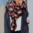 thumbnail image 2 of Kaliqueen Cotton-linen Tie Dye Color Block Pleated Scarf for Women Soft Lightweight Vintage Shawl Wrap, 2 of 2
