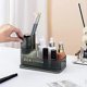 thumbnail image 2 of Makeup Brush Holder Organizer with 2 Small Compartments for Cosmetics/Lipstick/Makeup Brushes/Jewelry etc. Bathroom Bedroom Cosmetic Storage (Green), 2 of 4