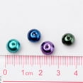 thumbnail image 4 of 1Bag 8mm Ocean Mix Pearlized Glass Pearl Beads Mixed Color Hole: 1mm, 4 of 4