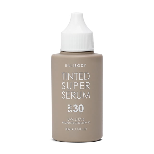 Super Serum Bali Body Tinted SPF30, 30 ml, vegano, libre de crueldad animal