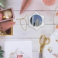 thumbnail image 6 of 3drose, Usa, Illinois, Chicago, Tribune Tower - Us14 Cmi0044 - Cindy Miller Hopkins, 3 inch Snowflake Porcelain Ornament, 6 of 7