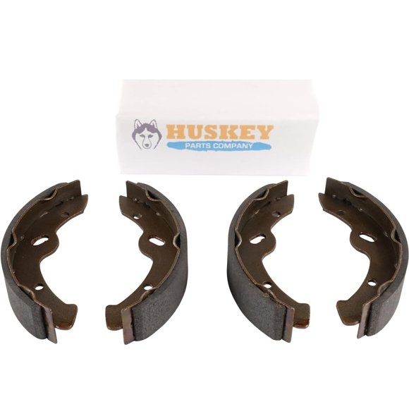 Huskey Chaussures de Frein pour Voiturette de Golf Compatibles avec Yamaha 1993-Up G14, G16, G19-G22 Modèles, 4 Pcs Identiques avec Fentes, Remplace OEMJN6-F5331-01-00, JN3-F5330-00, JN3-F5331-00