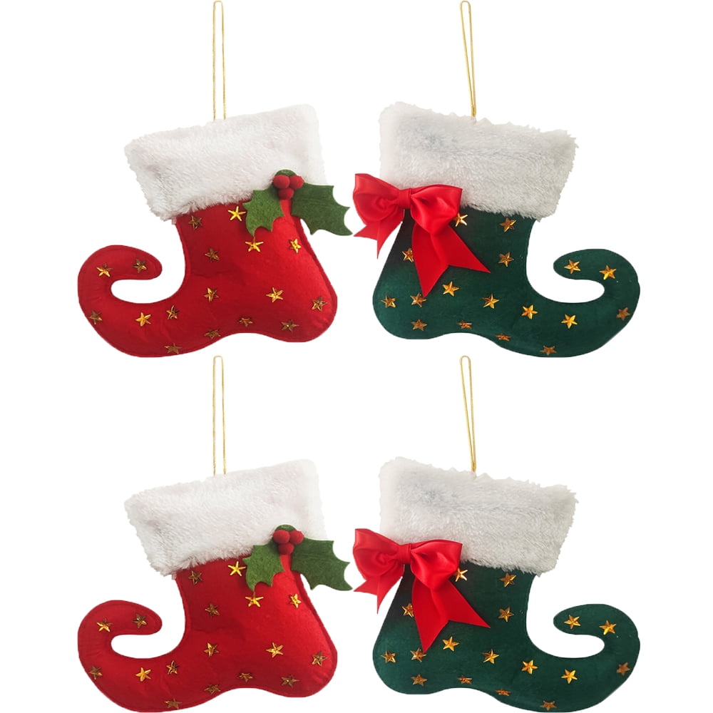 xmarks-4pcs-christmas-hanging-elf-shoes-mini-christmas-elf-boots-gift