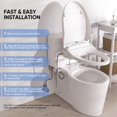 thumbnail image 4 of Asiento de Inodoro Bidet Eléctrico LEIVI B01 con Control Remoto, 4 of 9