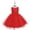 Red, variant on XBASW Toddler Baby Girls Lace Bridesmaid Dress Flower Kid Wedding Ball Gown Kids Princess Pageant Evening Tulle Dresses 2-10T