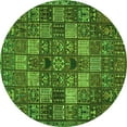 thumbnail image 1 of Ahgly Company Indoor Round Persian Green Traditional Area Rugs, 4' Round, 1 of 1