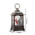 Christmas Music Box WindUp Snow Drift Musical Snow Globe with Santa, Reindeer & Christmas