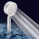 thumbnail image 4 of Cabezal de ducha de mano de alta presión | Cabezal de ducha de aluminio espacial con panel de filtro extraíble para una fácil limpieza | Interfaz universal de 4 puntos para ducha y grifo de baño, 4 of 8