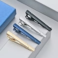 thumbnail image 4 of 4 Pcs Tie Clips for Men Tie Pin Set Ties Necktie Business Bar Clips, 4 of 6