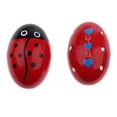 thumbnail image 3 of Maracas en Bois en Forme d'Œuf Jouet de Percussion à Main pour Musique en Classe Rouge, 3 of 8