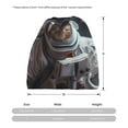 thumbnail image 3 of Hirioo Cat Astronaut In Space for Multifunction Beanie Hat for Men and Women Unisex for Winter Sports, Outdoor Activities, and Daily Wear, 3 of 8