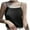 Black, variant on Uaswgudfs 2025 Women's Silk Satin Camisole Flat Neck Tank Top Cami Silky Basic Tank Shirt Sleep Blouses
