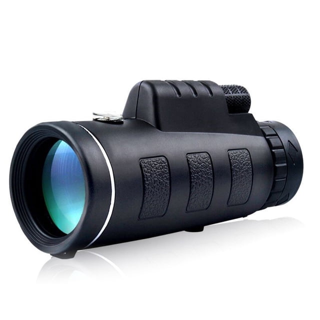 Monocular 40X60 HD Monocular de visión nocturna con poca luz con lupa de brújula Conexión de teléfonos móviles para tomar fotos con bolsa de cuerda con cubierta antipolvo YUNYI BRAND Deportes