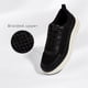 thumbnail image 4 of Zapatillas de deporte con cordones para mujer cómodas zapatillas de plataforma antideslizantes para viajes al aire libre, 4 of 9