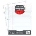 thumbnail image 2 of C-Line Filler Paper, Wide Ruled, 8" x 10-1/2", White, 100 Sheets Per Pack, 12 Packs, 2 of 3