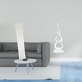 thumbnail image 2 of Pantalla De Lámpara De Pie Para Sala De Estar Con Figura Abstracta De Llama De Resina, Escultura Moderna, Artesanía Para Patio, Oficina, Decoración De Estantería, 2 of 8