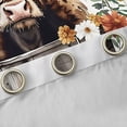 thumbnail image 4 of Manfei Floral Highland Cow Black Out Curtains for Boys Girls,Farmhouse Animal Curtains Pack of 2 (42x63 Each),Vintage Aesthetics Bedroom Curtains,Luxury Bedroom Decor, 4 of 6