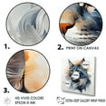 thumbnail image 3 of Designart "Majestic Maine Coon Feline III" Animals Cat Wall Decor, 3 of 7