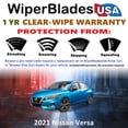thumbnail image 2 of 2021 Nissan Versa Beam Wiper Blades Wipers WBUSA (Set of 2), 2 of 5