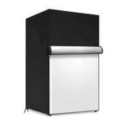 Heavy Duty Uprights Freezer Cover Waterproof Dustproof Oxford Cloth Protectors Fits 22x23x34 Inch Compacts Refrigerators