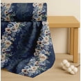 thumbnail image 4 of Soimoi Blue Cotton Cambric Fabric Grandiflora Roses Floral Printed Fabric 1 Yard 42 Inch Wide, 4 of 7