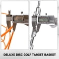 thumbnail image 5 of GSE Games & Sports Expert 24 Chains Deluxe Disc Golf Targets Basket. Metal Flying Disc Golf Practice Basket for Outdoor Backyard, Schoolyard and Basketball Gym - Orange, 5 of 8