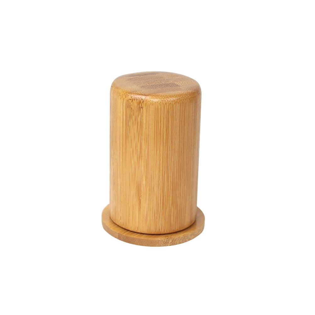 Bamboo Wooden Toothpick Holder Carving Toothpick Box Carrier