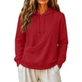 thumbnail image 4 of CAIVO Unisex Sweatshirt Kitten Pouch Hoodie, Winter Hooded Topst With Pocket And Pets Pouch For Cat Mom, Comfort Cat Dog Carrier Tops For Adults, 4 of 6