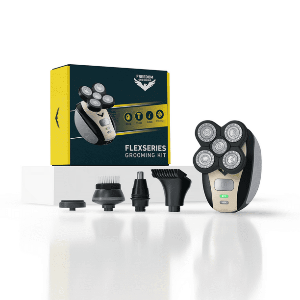 Freebird, Electric Rotary Head Shaver, FlexSeries Shaving Kit
