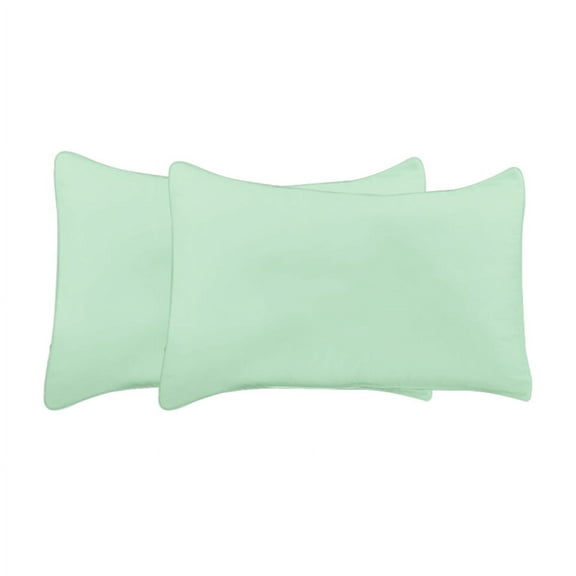 Egyptian Cotton 2 PCs Pillowcases Solid (Turquoise Blue,King)