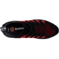 thumbnail image 4 of FENLERN Mens Running Shoes Lightweight Sports Walking Sneakers Black/Red Size 12, 4 of 6