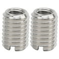 thumbnail image 3 of Inserts de Réparation de Filetage en Acier Inoxydable 303, 10 Pcs - Écrous Réducteurs M6x1.0 Femelle vers M10x1.5 Mâle, Longueur 14 mm avec Fente, Fixations Durables pour l'Aviation, l'Automobile, l'Électronique et l'Entretien des Machines, 3 of 6