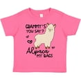 thumbnail image 3 of Inktastic Grammy's You Say Alpaca My Bags Boys or Girls Toddler T-Shirt, 3 of 5