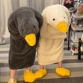 thumbnail image 5 of Goose Onesie,Adult Cozy Pajamas, Snuggle Goose Onesie Blanket Sleepwear With Feet, 5 of 7