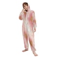 thumbnail image 5 of Soft Big Kids Onesie Pajamas Cozy Loose-Fit Jumpsuits for kids with Pockets for Christmas Lounge & Play Light Pink Daisies, 5 of 8