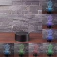 thumbnail image 3 of 3D Illusion LED Night Light Table Desk Lamp 7 Colors Gradual Changing Touch with USB Cable for Home Decoration or Childrens Gifts (E), 3 of 4
