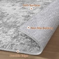 thumbnail image 4 of UERMEI Area Rugs for Living Room 10x12 Washable Rug Vintage Pattern Large Non-Slip Stain Resistant Soft Durable Floor Carpet for Bedroom, Dining Room, Home Office - Gray, 4 of 4