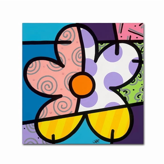 Trademark Fine Art 'Big Flower IV' Canvas Art by Roberto Rafael