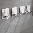 thumbnail image 4 of 6 Piezas Pared Ganchos Autoadhesivos de Acero Inoxidable, Ganchos De Metal Adhesivos para Colgar, 4 of 4