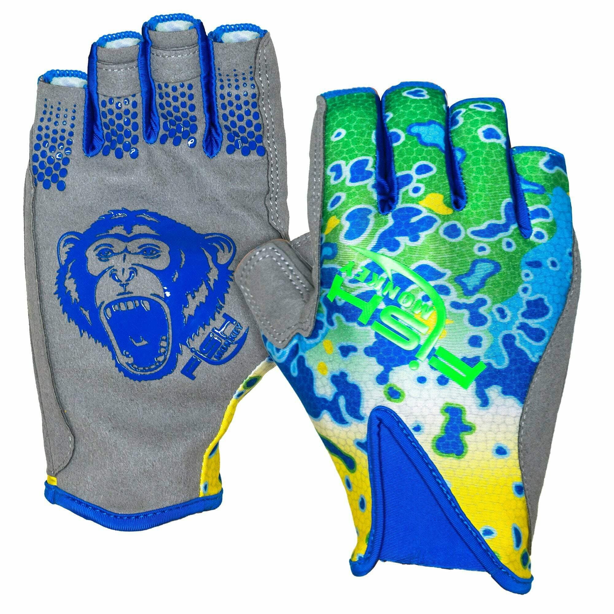 Fish Monkey Pro 365 Guide Glove, Exposed Fingers, Light Grey, Small