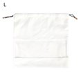 thumbnail image 2 of Neinkie Jumbo Non-Woven Fabric Dustproof Drawstring Dust Covers Large Cloth Storage Pouch String Bag for Handbags Purses Shoes Boots, Portable Transparent Clothes Pouch, 2 of 7
