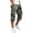 01# Light Green, variant on HKYNLAG Mens Long Cargo Shorts Below Knee Casual Elastic Waist Work Capri Pants Camouflage Summer Hiking Camping Stretch Cropped Pants with Multi Pockets Yellow XL