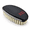 Bred Matte Black, variant on 360 Wave Brush Medium Mixed Bristle Army Green Waterproof Hair Brush