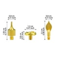 thumbnail image 2 of 80W Adjustable Temperature Wood Leather Soldering Kit with Copper Embossing and Carving Tips for DIY Crafting Projects, 2 of 6