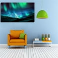 thumbnail image 2 of Aurora Borealis Northern Lights Wall Art Aurora Borealis Picture Canvas Art Northern Lights Framed Painting Wall Decor For Home Office Bedroom Livingroom Reeady to Hang, 2 of 6