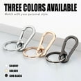 thumbnail image 4 of 5Pcs Metal Keychains Keyring Key Chain Ring Clip Holder Organizer for Home Car Keys Key Finder Women Men, 4 of 6